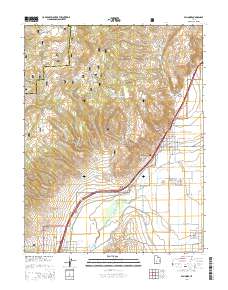 Elsinore 2014 topographic map thumbnail