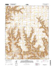 Fourmile Bench 2014 topographic map preview