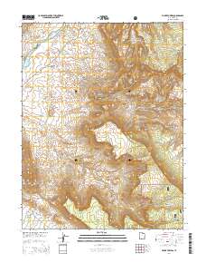 Fisher Towers 2014 topographic map thumbnail