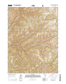 Francis Canyon 2014 topographic map thumbnail