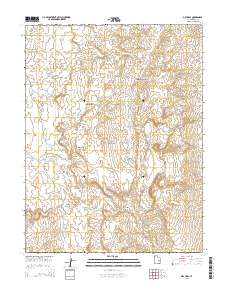Dry Mesa 2014 topographic map thumbnail