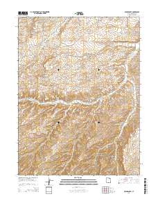 Duchesne SE 2014 topographic map thumbnail