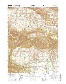 Clay Basin 2014 topographic map thumbnail