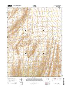 Cowboy Pass 2014 topographic map thumbnail