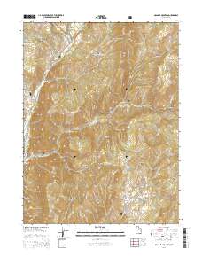 Granger Mountain 2014 topographic map thumbnail