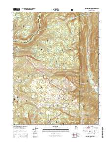 Iron Mine Mountain 2014 topographic map thumbnail