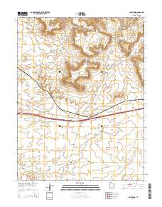 Hatch Mesa 2014 topographic map preview