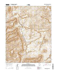 Horse Pasture Mesa 2014 topographic map preview