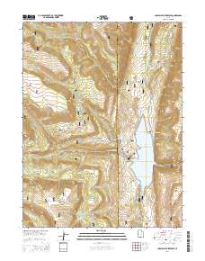 Joes Valley Reservoir 2014 topographic map thumbnail