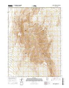 Grassy Mountains 2014 topographic map thumbnail