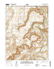Horsethief Canyon 2014 topographic map preview