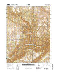 Jones Hole 2014 topographic map thumbnail