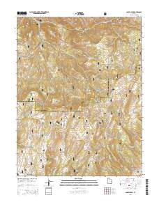 Joseph Peak 2014 topographic map thumbnail