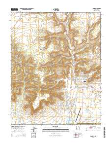 Kanab 2014 topographic map thumbnail
