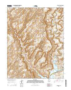 Hite North 2014 topographic map thumbnail