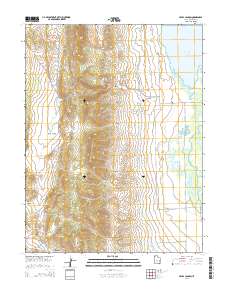 Hayes Canyon 2014 topographic map thumbnail