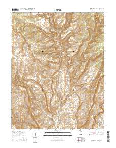 East of the Navajo 2014 topographic map thumbnail