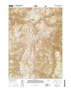 Hardware Ranch 2014 topographic map thumbnail