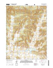 Jackson Draw 2014 topographic map preview