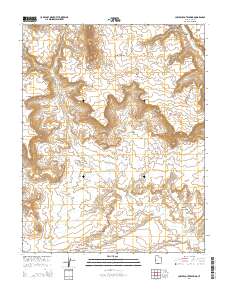 Lower Coyote Spring 2014 topographic map preview
