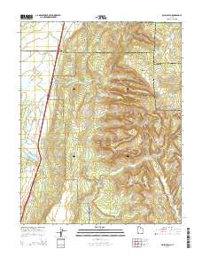 Kolob Arch 2014 topographic map thumbnail