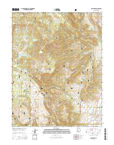 Koosharem 2014 topographic map thumbnail