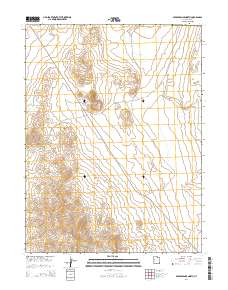 Middle Range North 2014 topographic map thumbnail