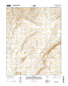 Mexican Hat SE 2014 topographic map thumbnail