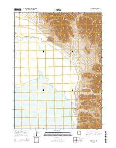 Messix Peak 2014 topographic map preview