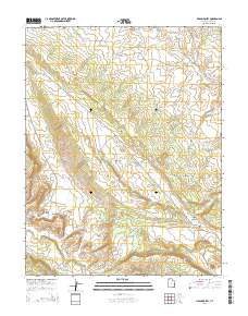 Lisbon Valley 2014 topographic map thumbnail