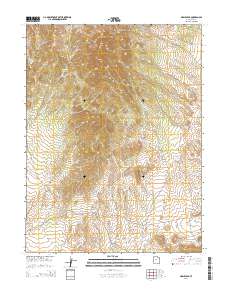 Maple Peak 2014 topographic map thumbnail