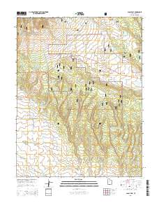 La Sal East 2014 topographic map thumbnail