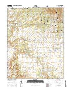 La Sal West 2014 topographic map thumbnail