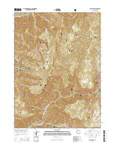 Logan Peak 2014 topographic map thumbnail