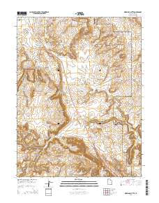 Merrimac Butte 2014 topographic map thumbnail