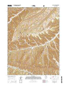 Lance Canyon 2014 topographic map thumbnail