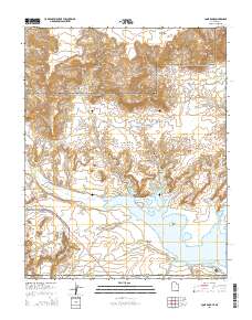 Lone Rock 2014 topographic map thumbnail
