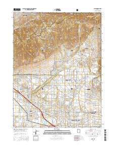 Lehi 2014 topographic map thumbnail