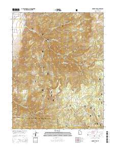 Monroe Peak 2014 topographic map thumbnail