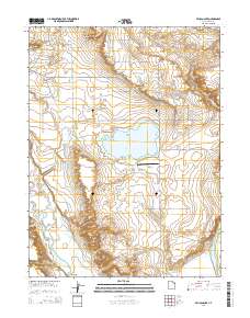 Pelican Lake 2014 topographic map thumbnail