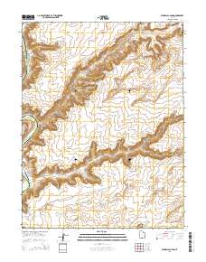 Mineral Canyon 2014 topographic map thumbnail