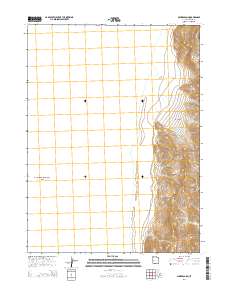 Miners Basin 2014 topographic map thumbnail