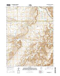 Olsen Reservoir 2014 topographic map thumbnail