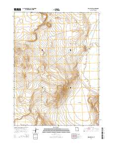 Peplin Flats 2014 topographic map thumbnail
