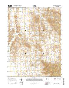 Ochre Mountain 2014 topographic map thumbnail