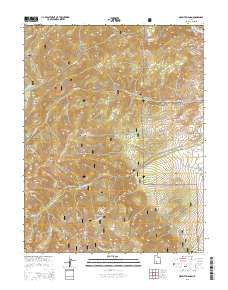 Mount Brigham 2014 topographic map preview