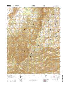 Mount Dutton 2014 topographic map thumbnail