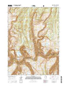 Mount Powell 2014 topographic map preview