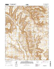 Nipple Butte 2014 topographic map thumbnail