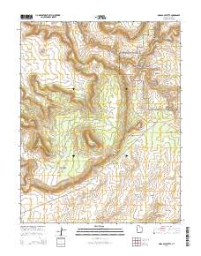 Moss Back Butte 2014 topographic map thumbnail